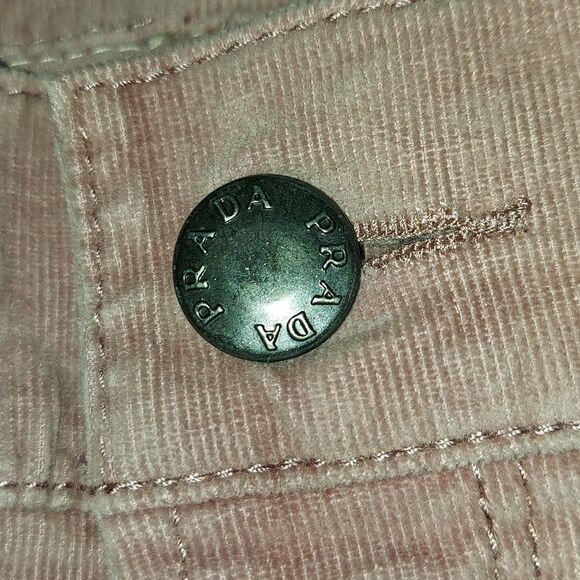 PRADA Dusty Rose Pink Straight Corduroy Pants Sz 48 - Picture 10 of 11